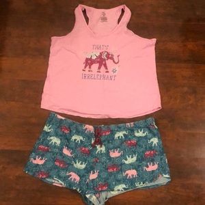 Secret treasures pink and blue elephant pjs🐘😁